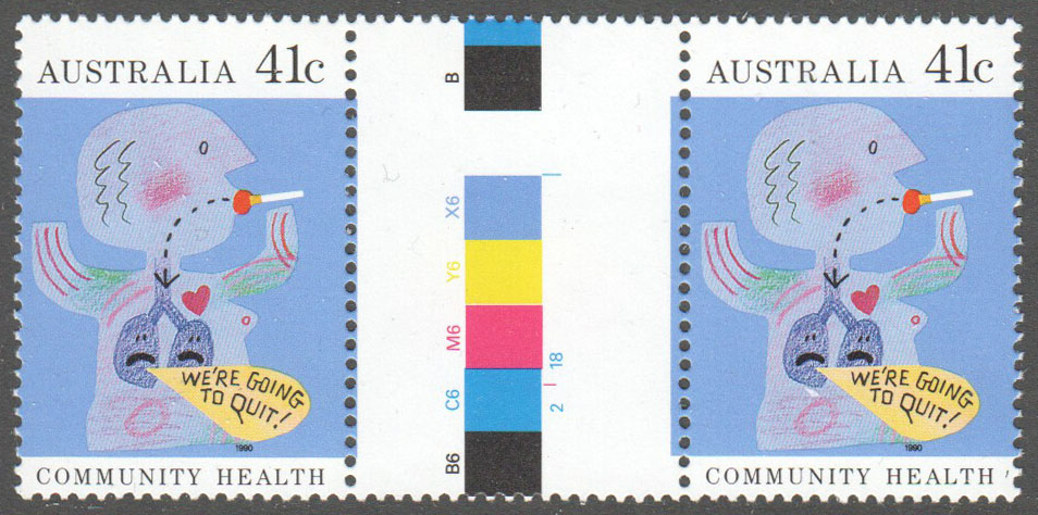 Australia Scott 1170 MNH Gutter Pair - Click Image to Close